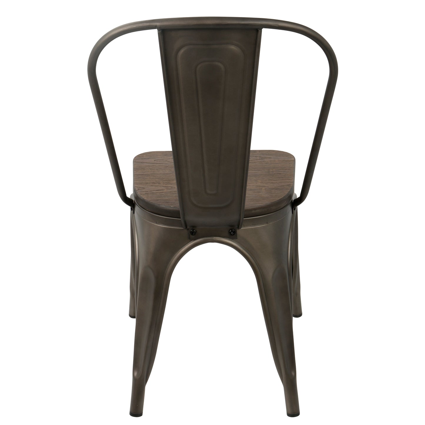 Farmhouse Stackable Dining Chair in Antique Finish