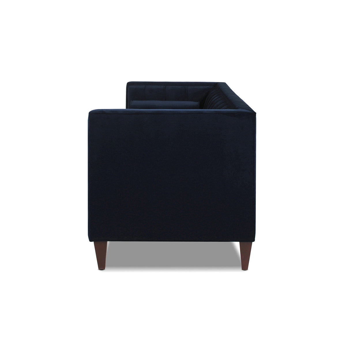 Jack 84" Modern Tuxedo Tufted Sofa, Dark
