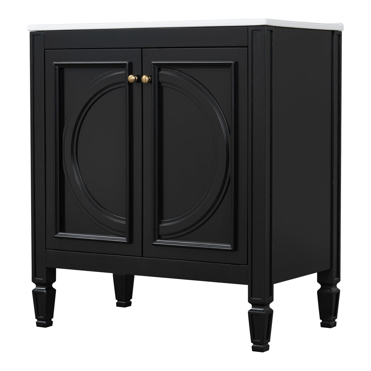 60" Double Sink Bathroom Vanity Set with Matching Wall Mount Medicine Cabinet