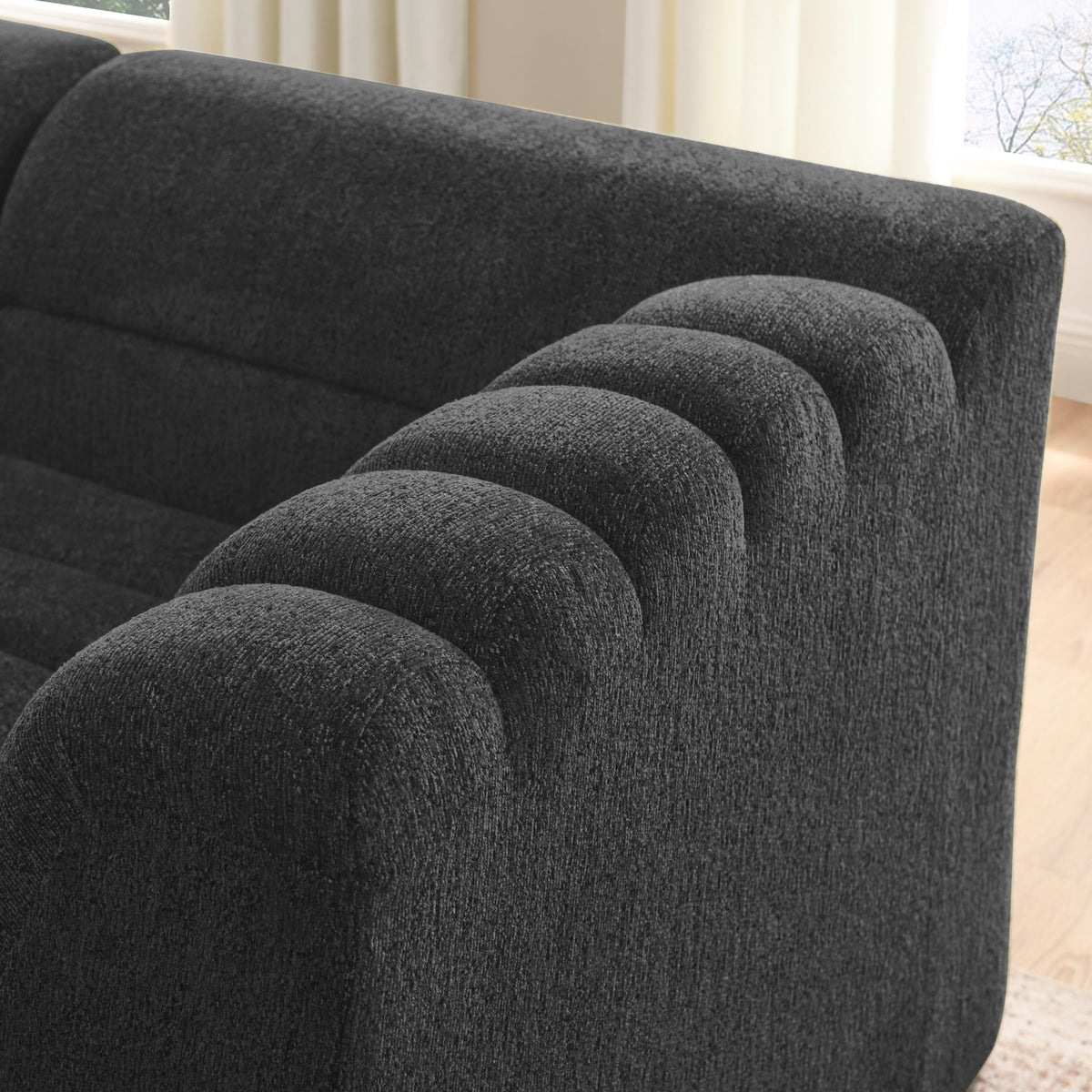 106" L-Shaped Modular Sectional Sofa with Chaise