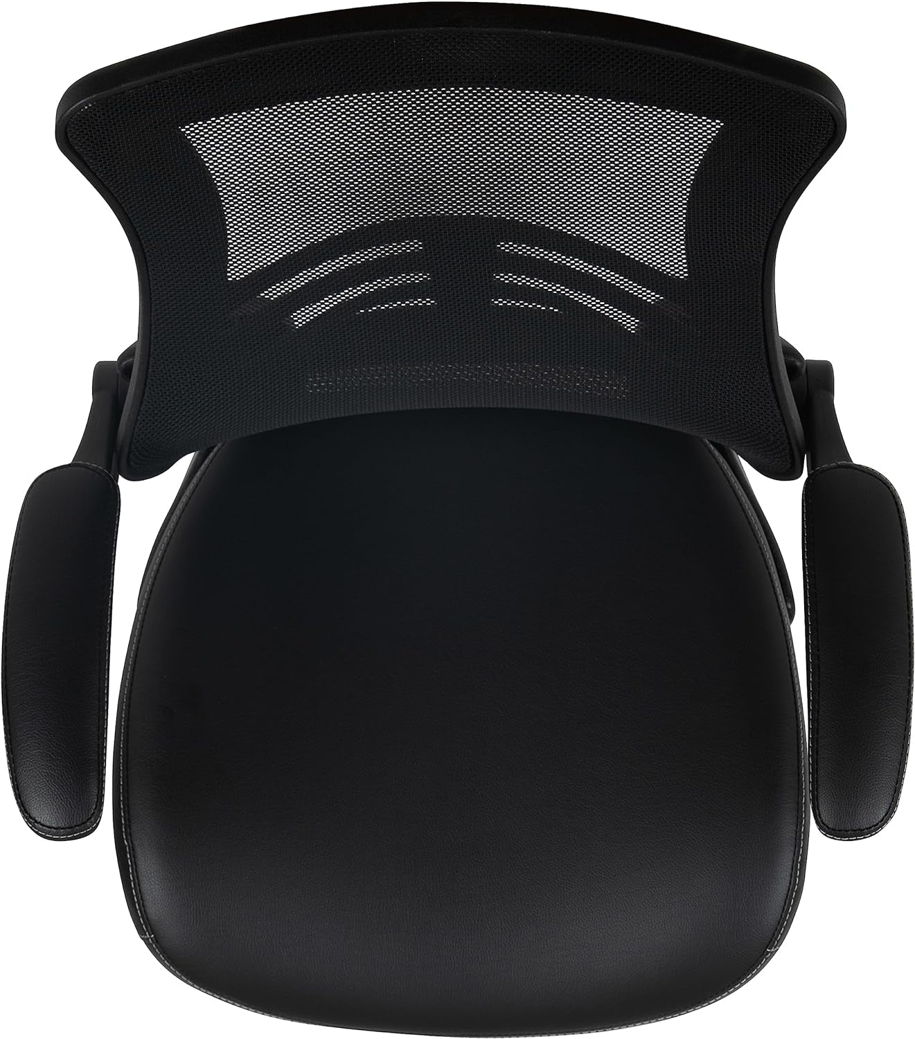 Kelista Mid Back Swivel Ergonomic Office Chair Black