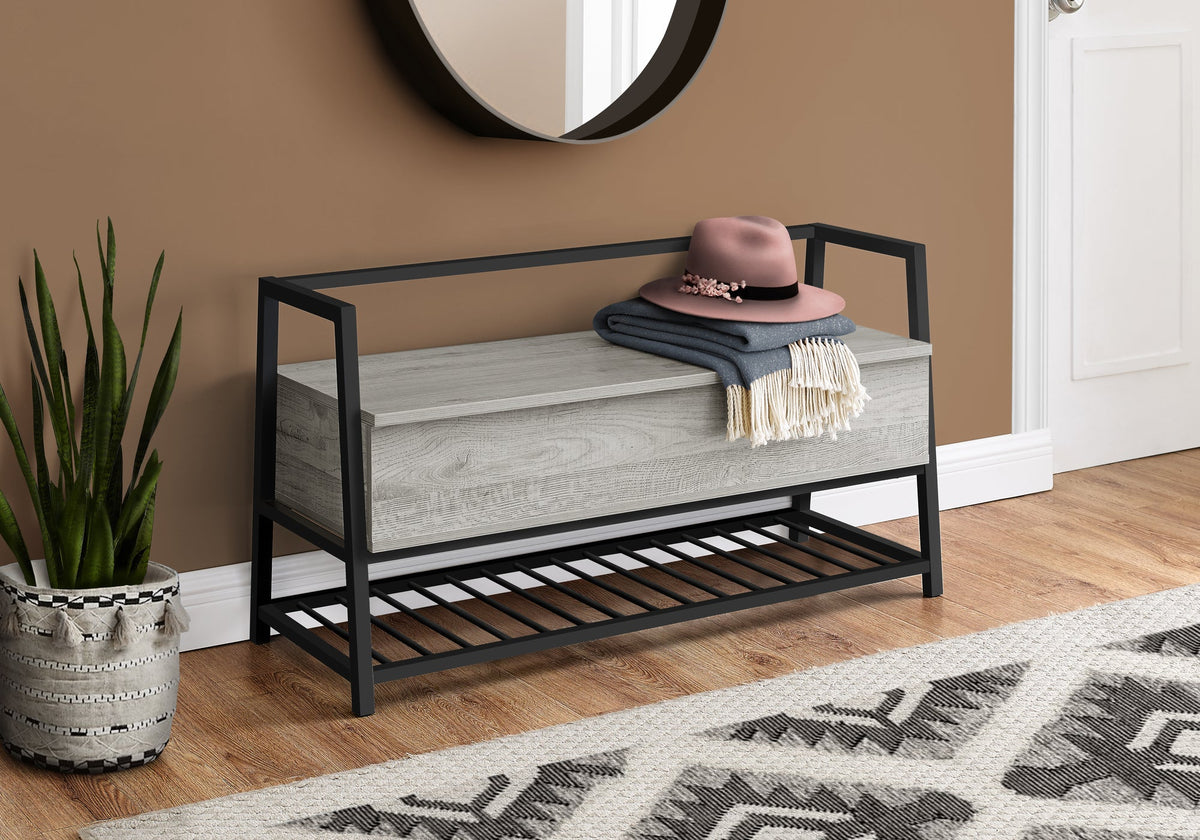 42" Rectangular Entryway Storage Bench