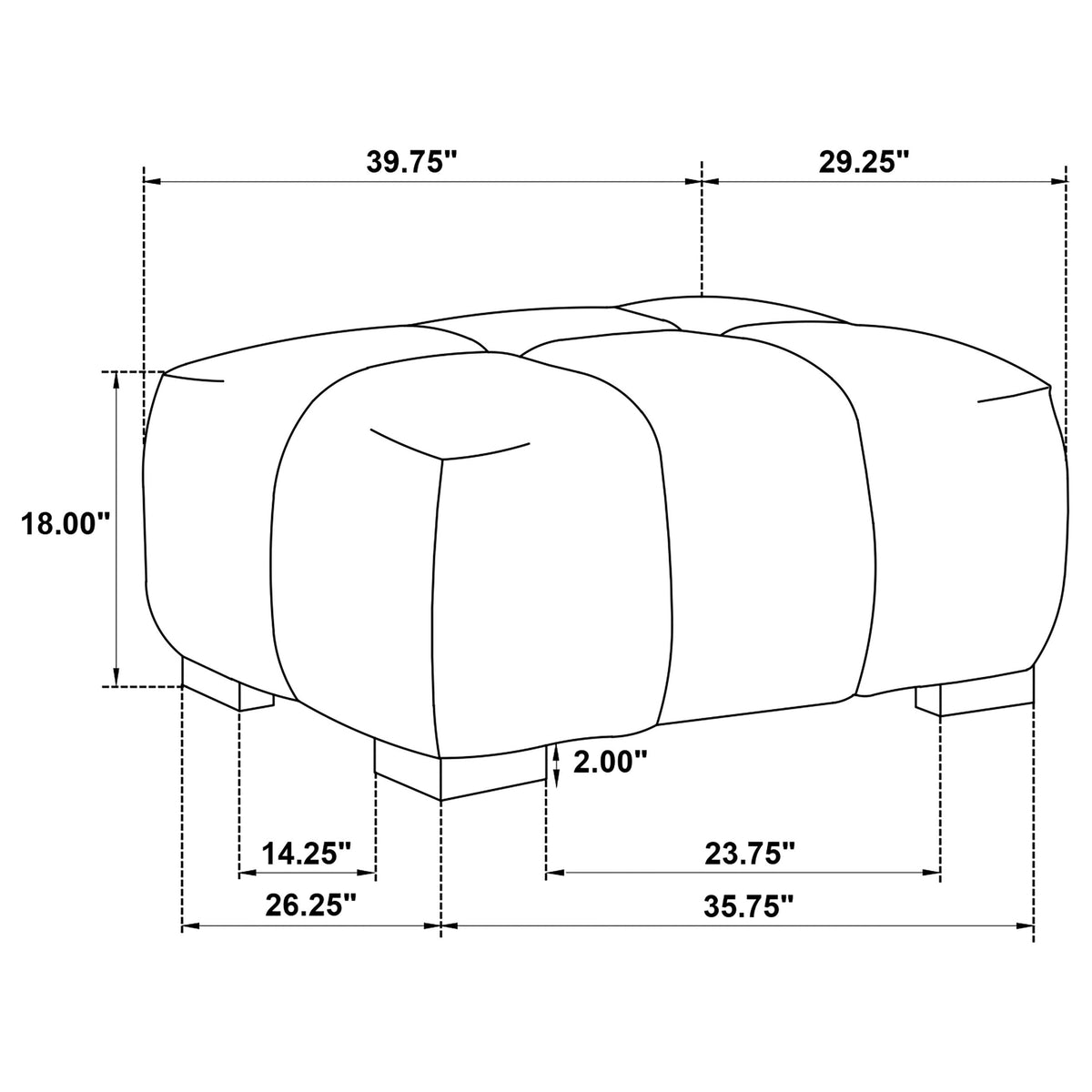 Plather Ottoman