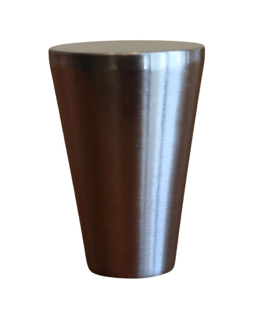Tapered Cone Modern Lamp Finial Polished Nickel, beautifully crafted to enhance your lamp's style and personality.