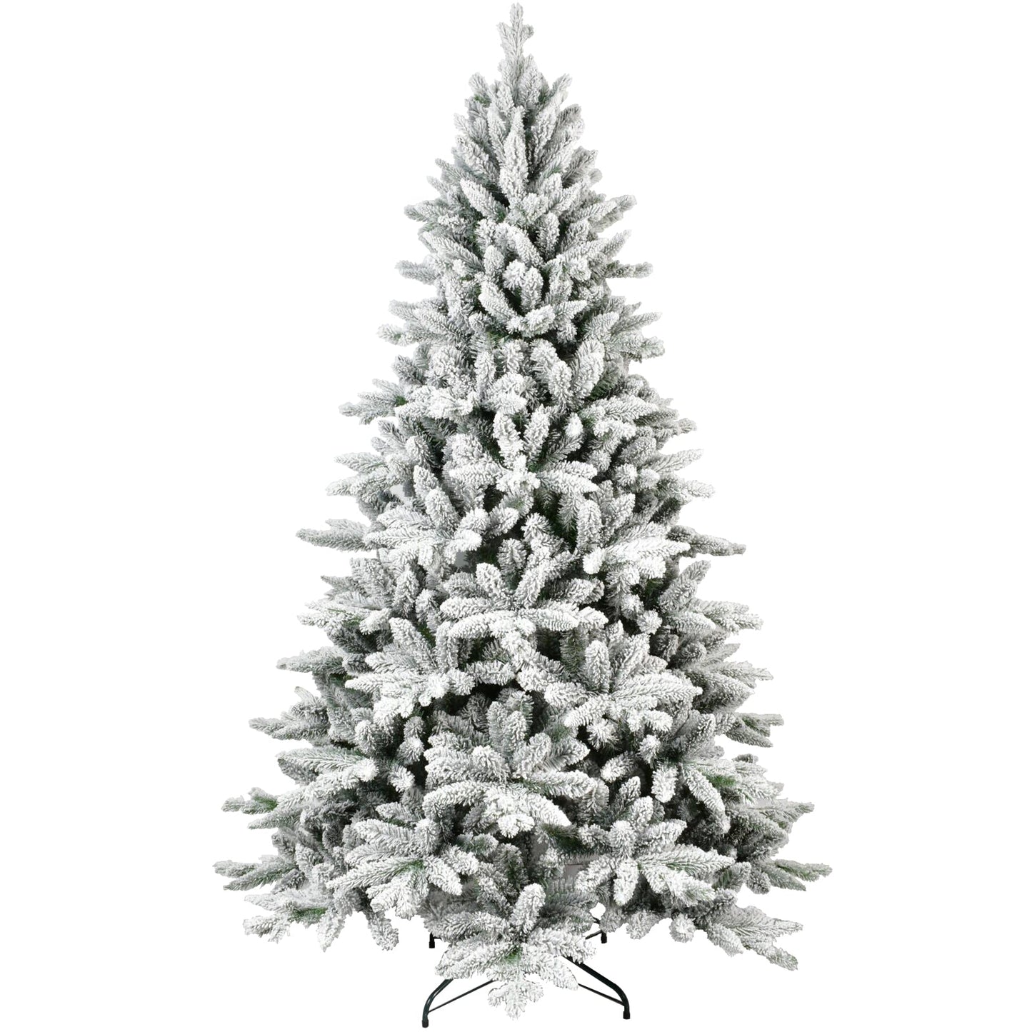 7ft Flocked Christmas Tree with 1514 Tips