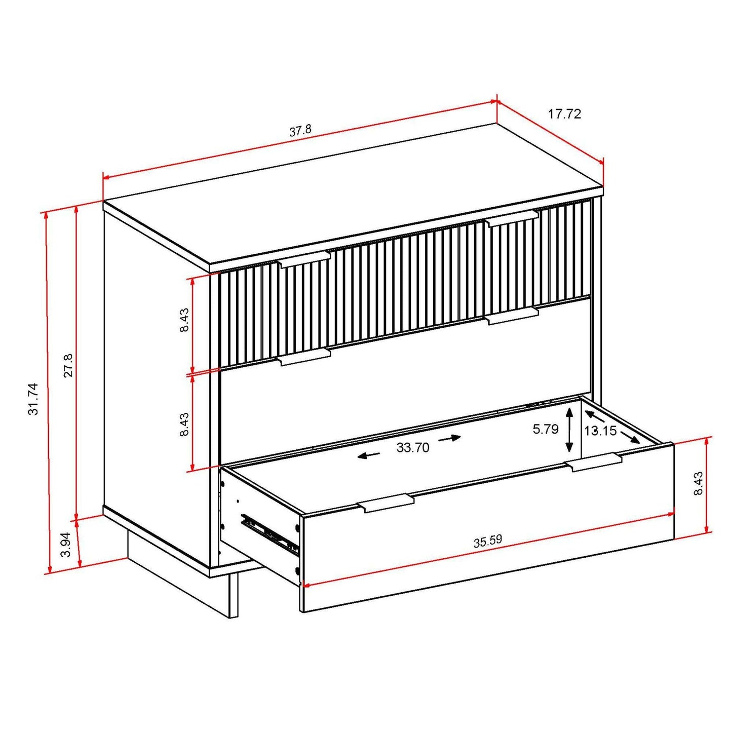 Granville 38" Dresser