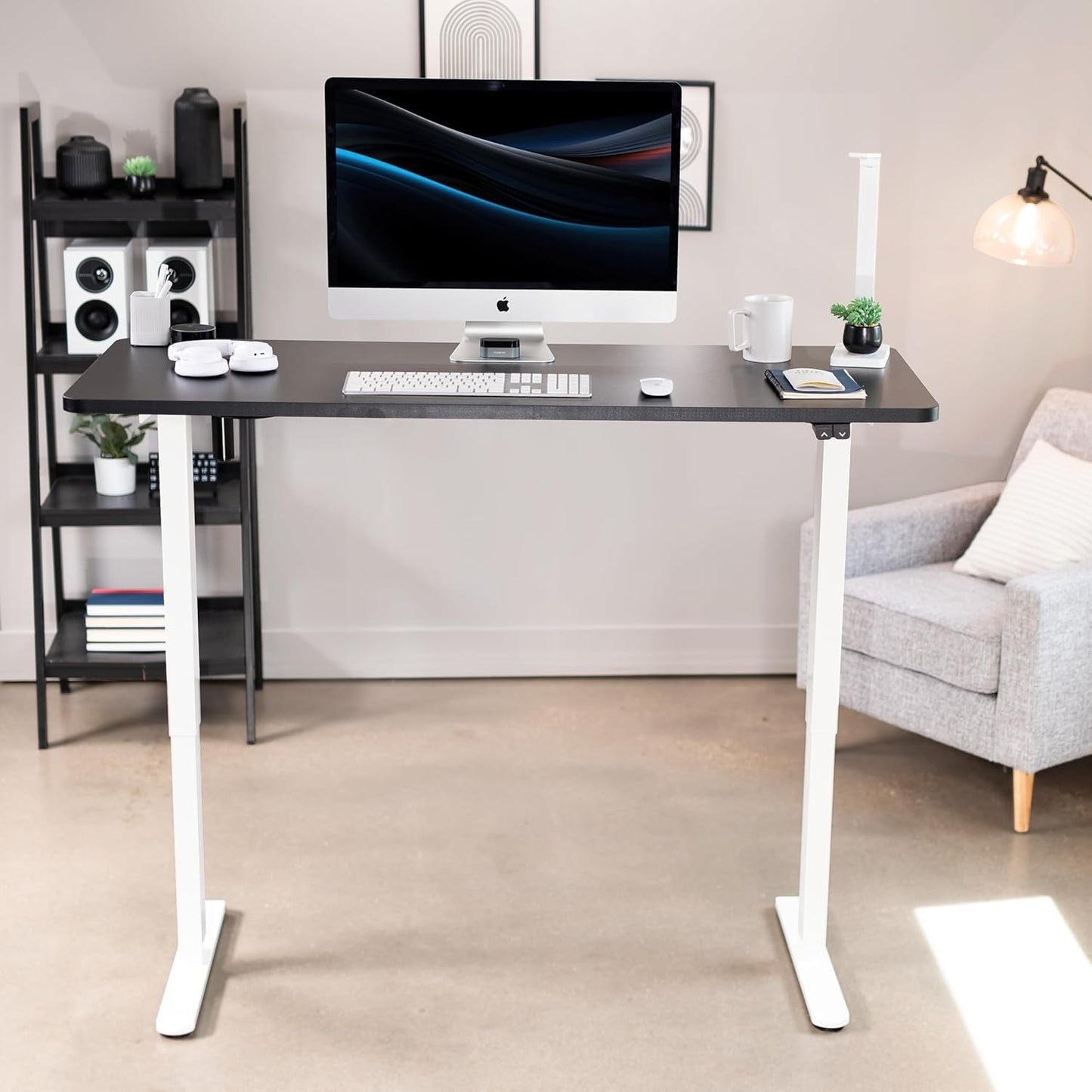 60 Inch Electric Height Adjustable Standing Desk For Office