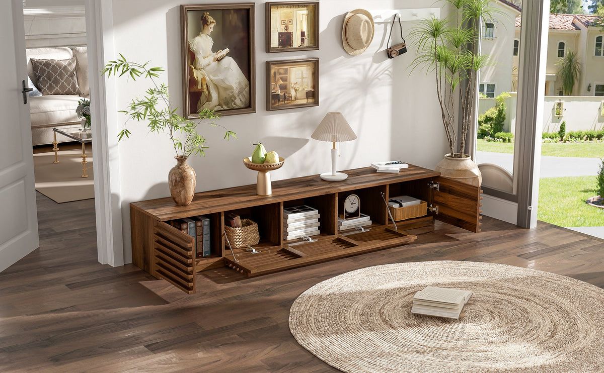 70 Inch Modern TV Stand for TVs Up to 80"