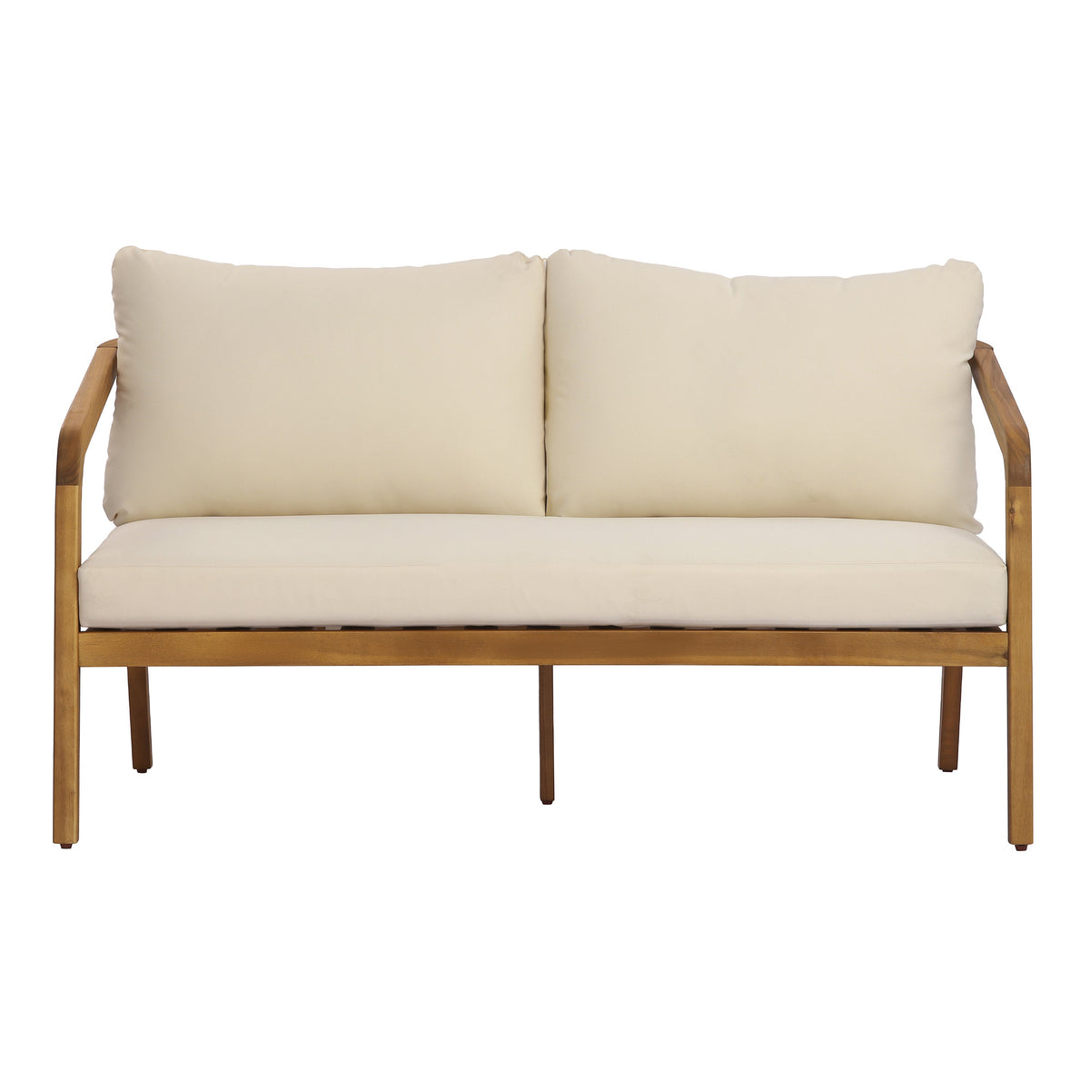 2-Piece Outdoor Loveseat & Coffee Table Set