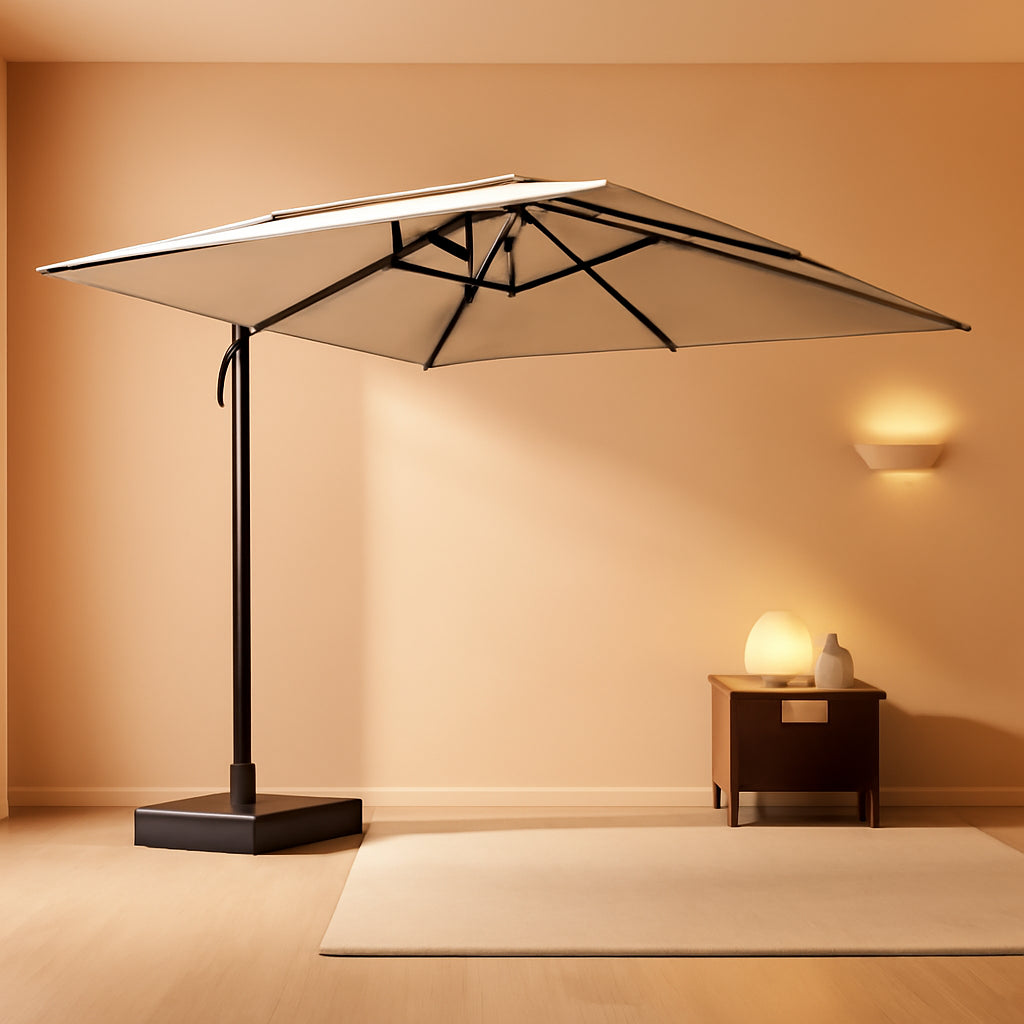 Cantilever Patio Umbrella 9 By 11.5 Feet 360 Rotation