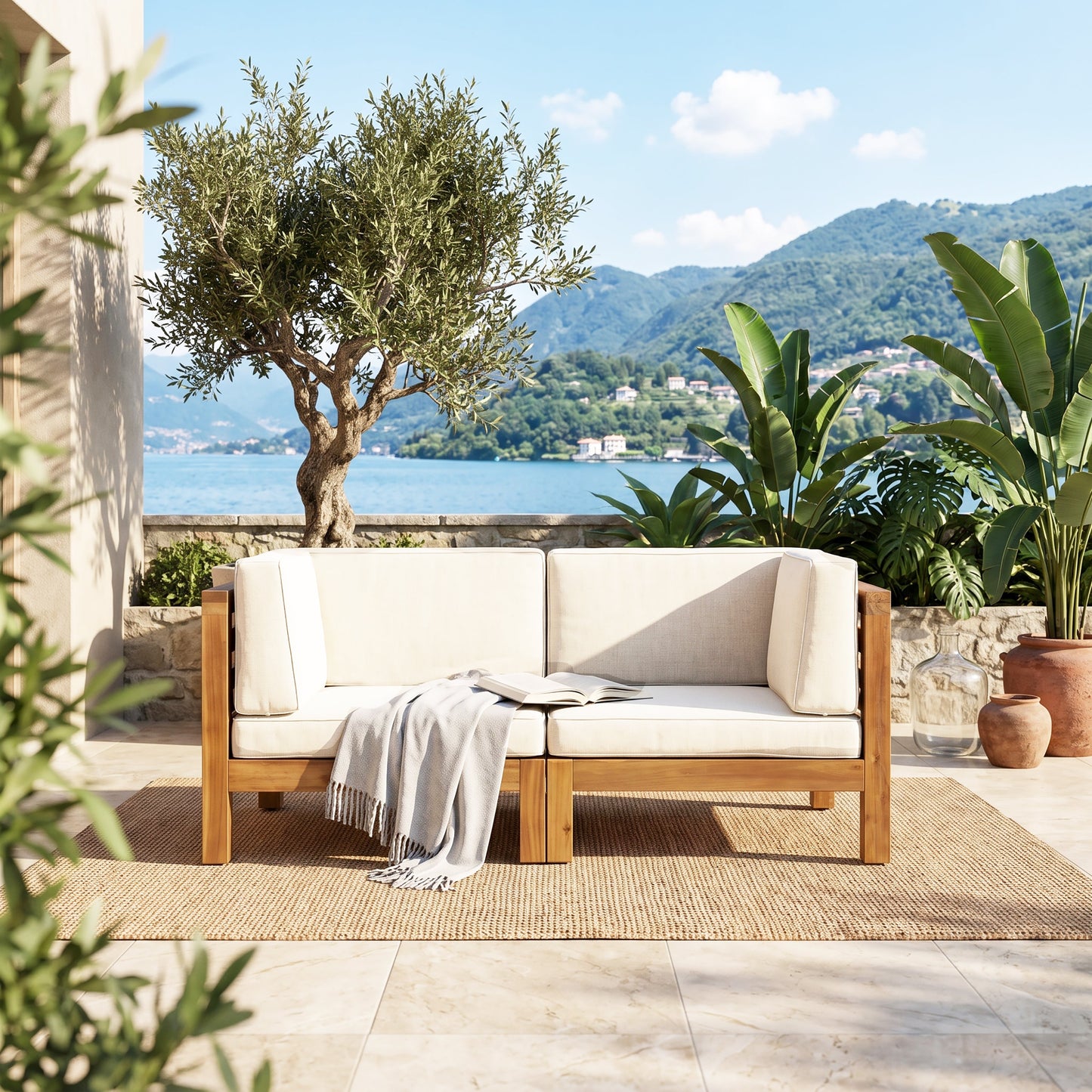 Oana 2-Piece Love Seat Set