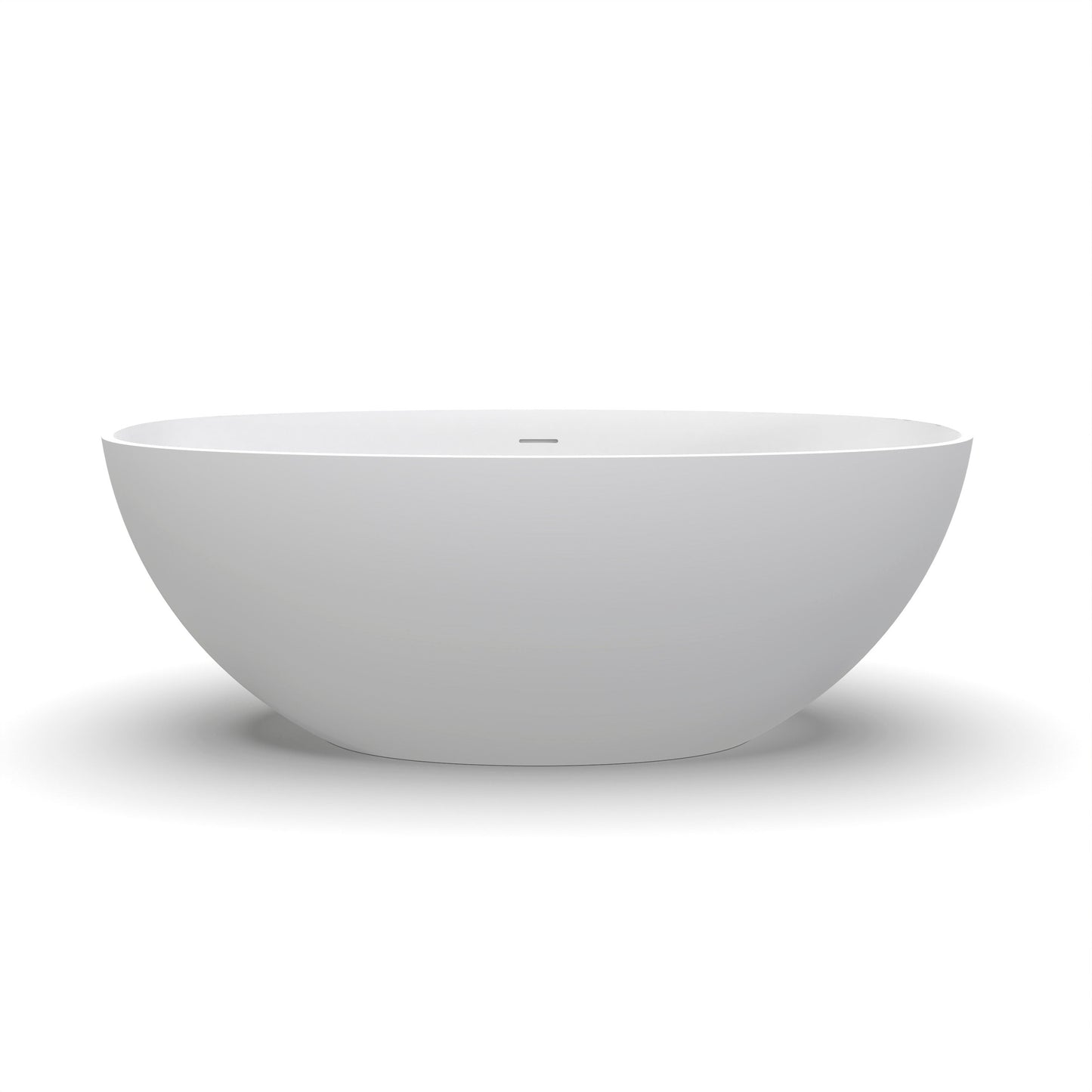 61 Inch Solid Surface Freestanding Bathroom Bathtub