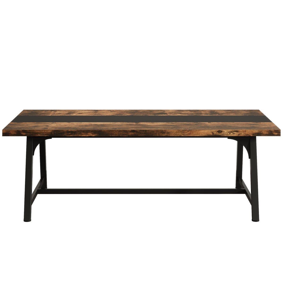 Modern Rectangular Conference Table for 6-8 People
