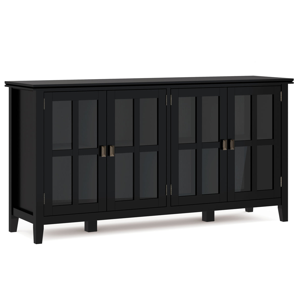 Artisan 66 Inch Wide Solid Wood 4 Door Storage Cabinet