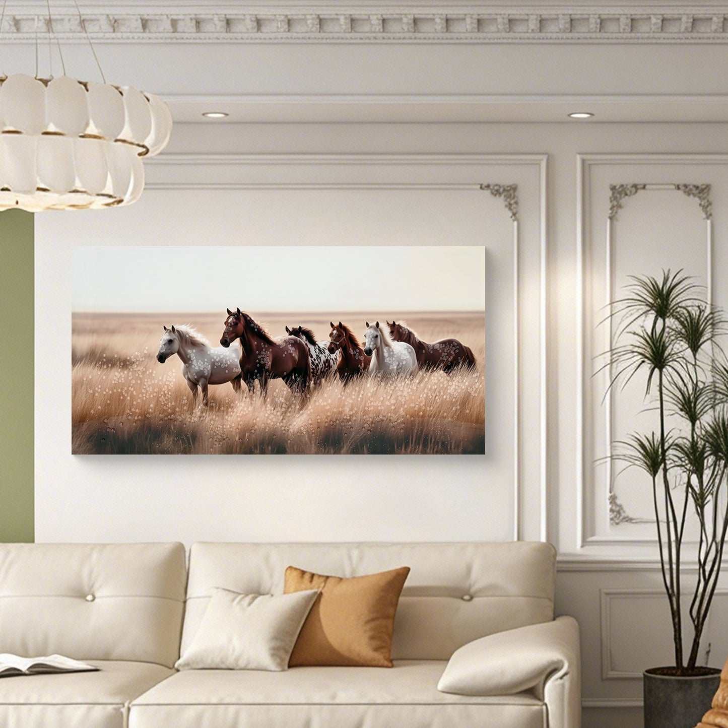 Cozy Country Rustic Horses Wall Art Decor