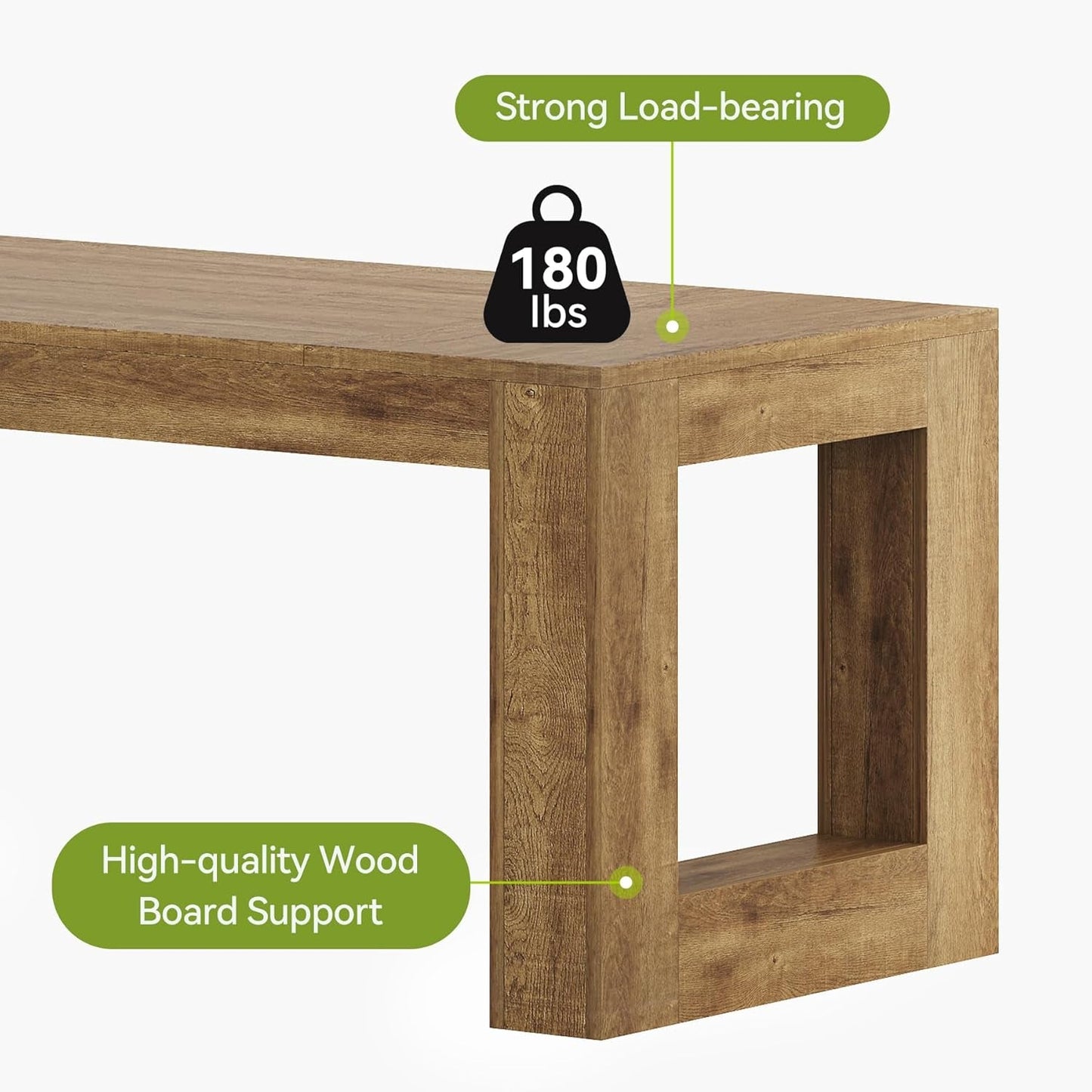 Brown 63 Inch Long L Shaped Desk With Sliding Cabinets