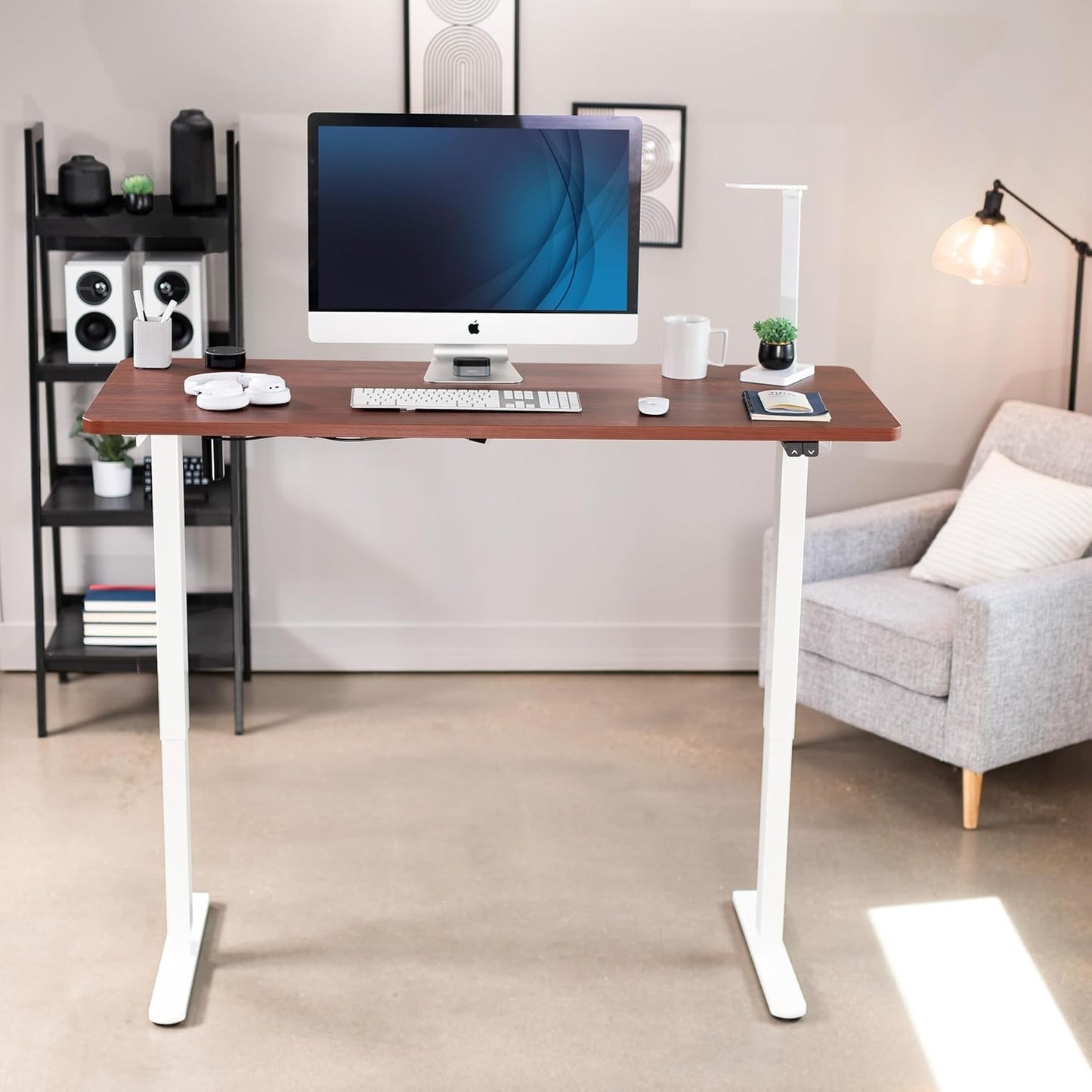 60 Inch Electric Height Adjustable Desk For Home Office