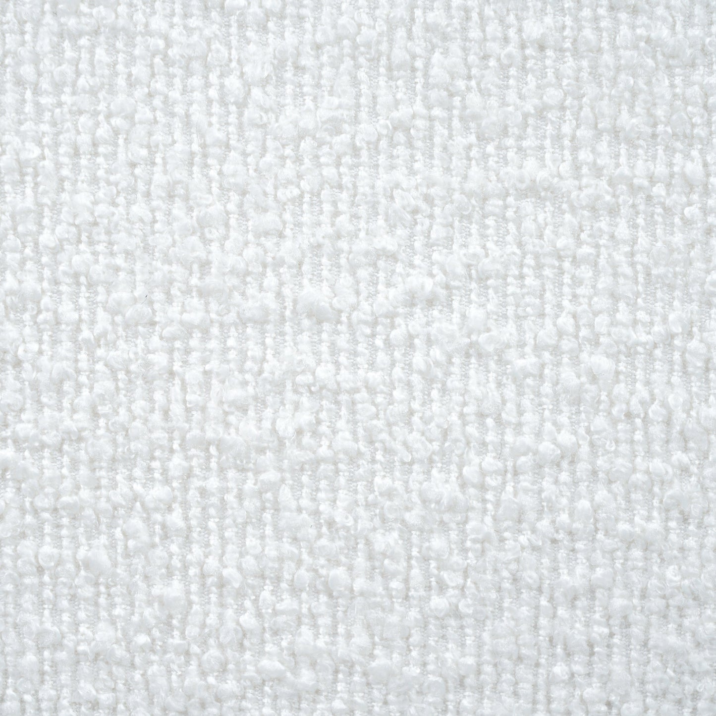 Cream-Colored Boucle Upholstered Bed with Rubber Wood Foot - King