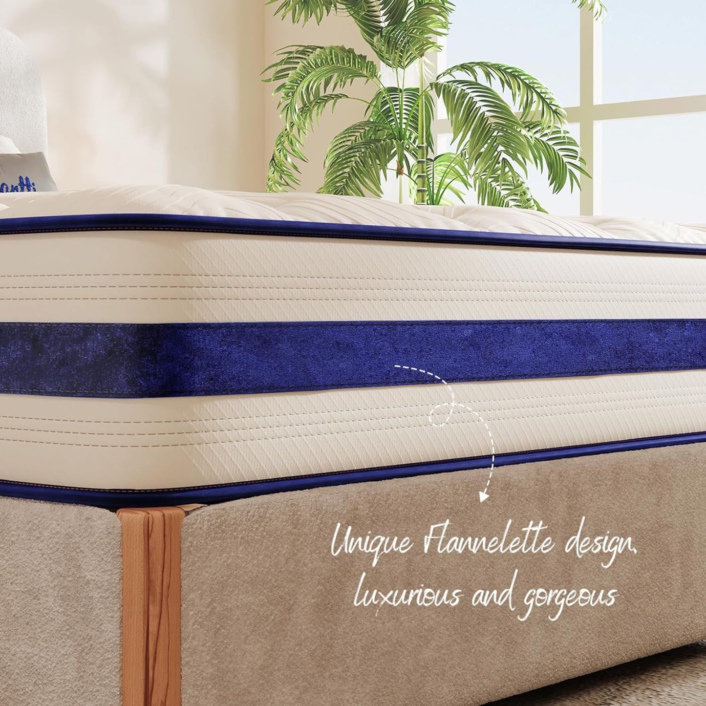Twin XL 12Inch Hybrid Breathable MemoryFoam Pocket Springs Mattress