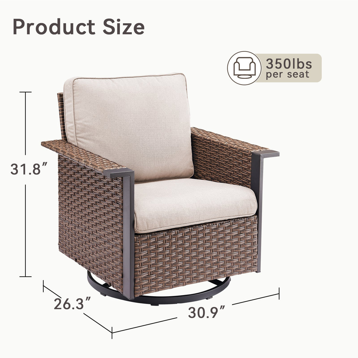 Outdoor Swivel Rocking Chairs