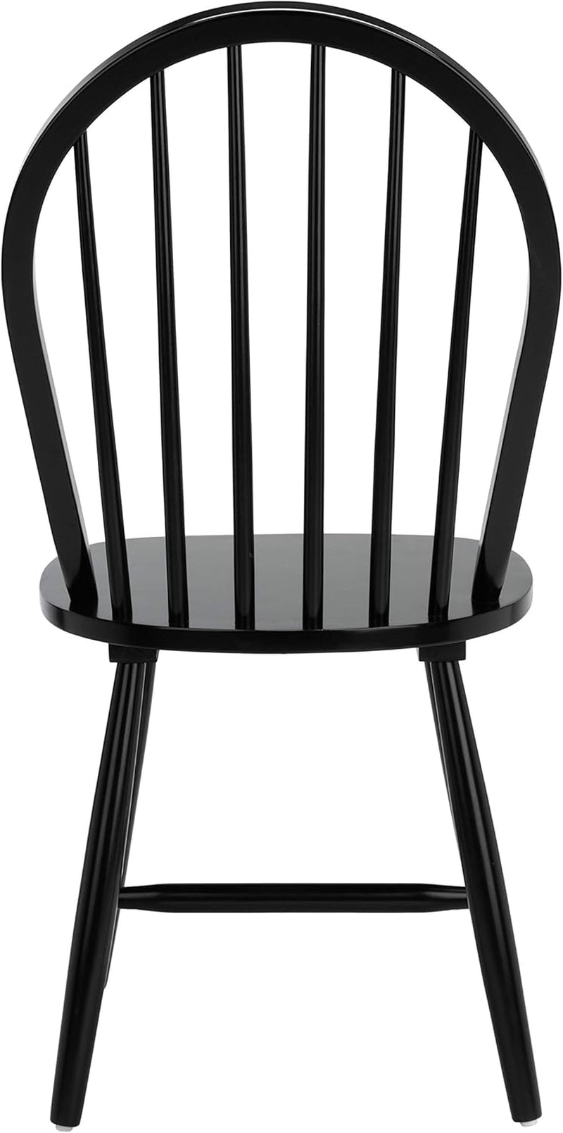 Home Camden 18 Inch Black Farmhouse Dining Chairs Set Of 2