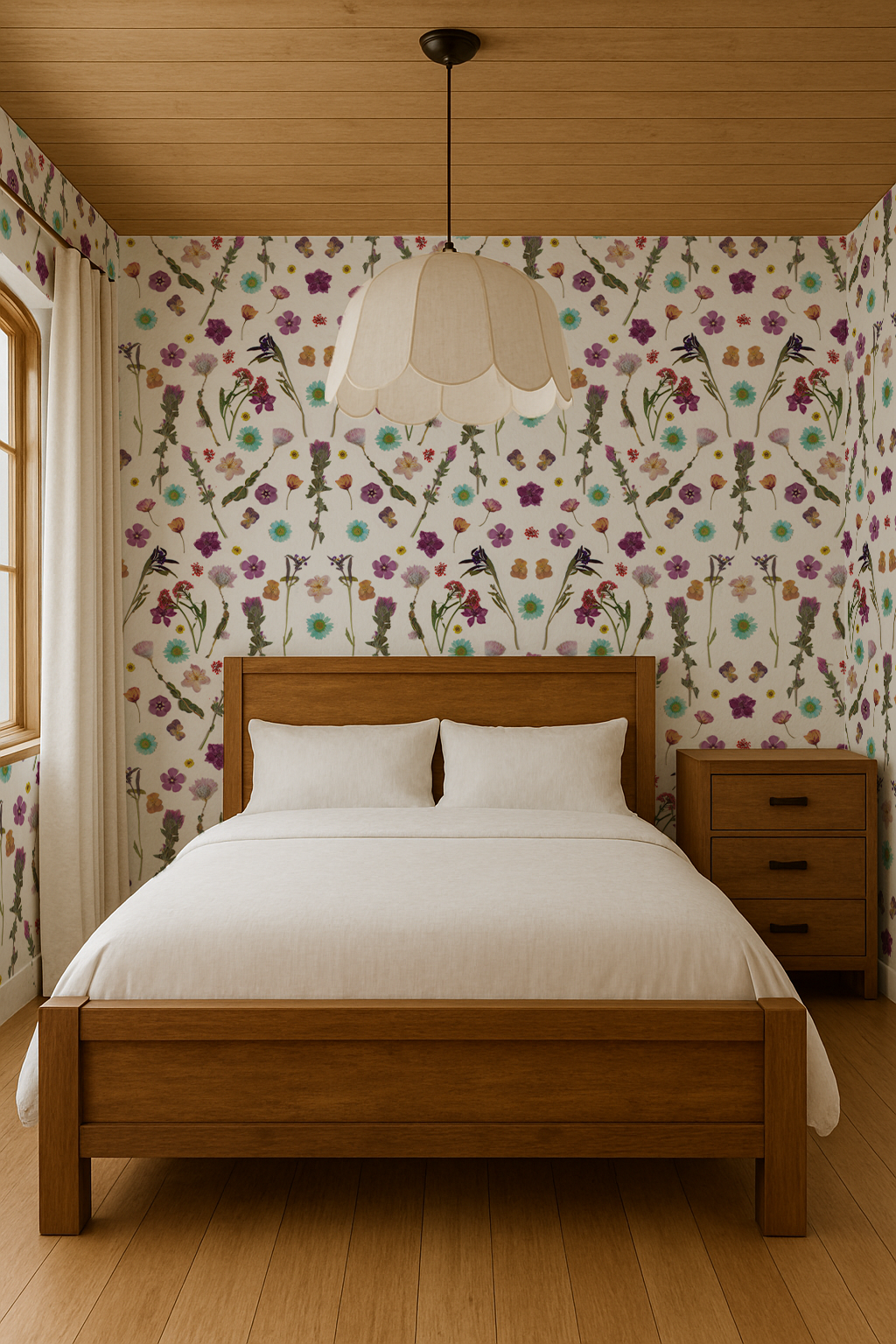 Pressed Fresh Version 02 Wallpaper, purple and blue