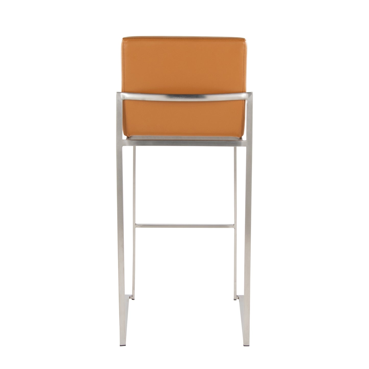 30" Contemporary High Back Barstool Set of 2
