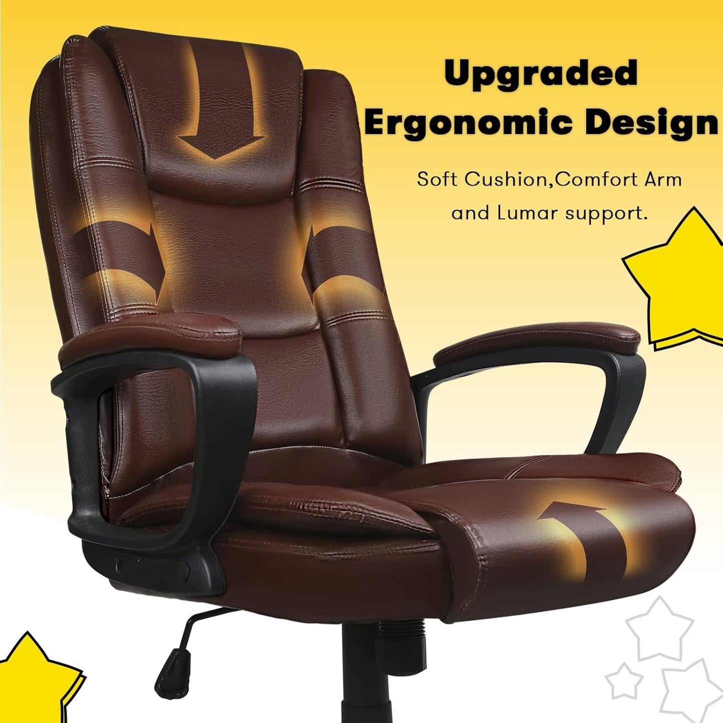 Ergonomic Big and Tall Office Chair Up to 400 Lbs Capacity With High Back