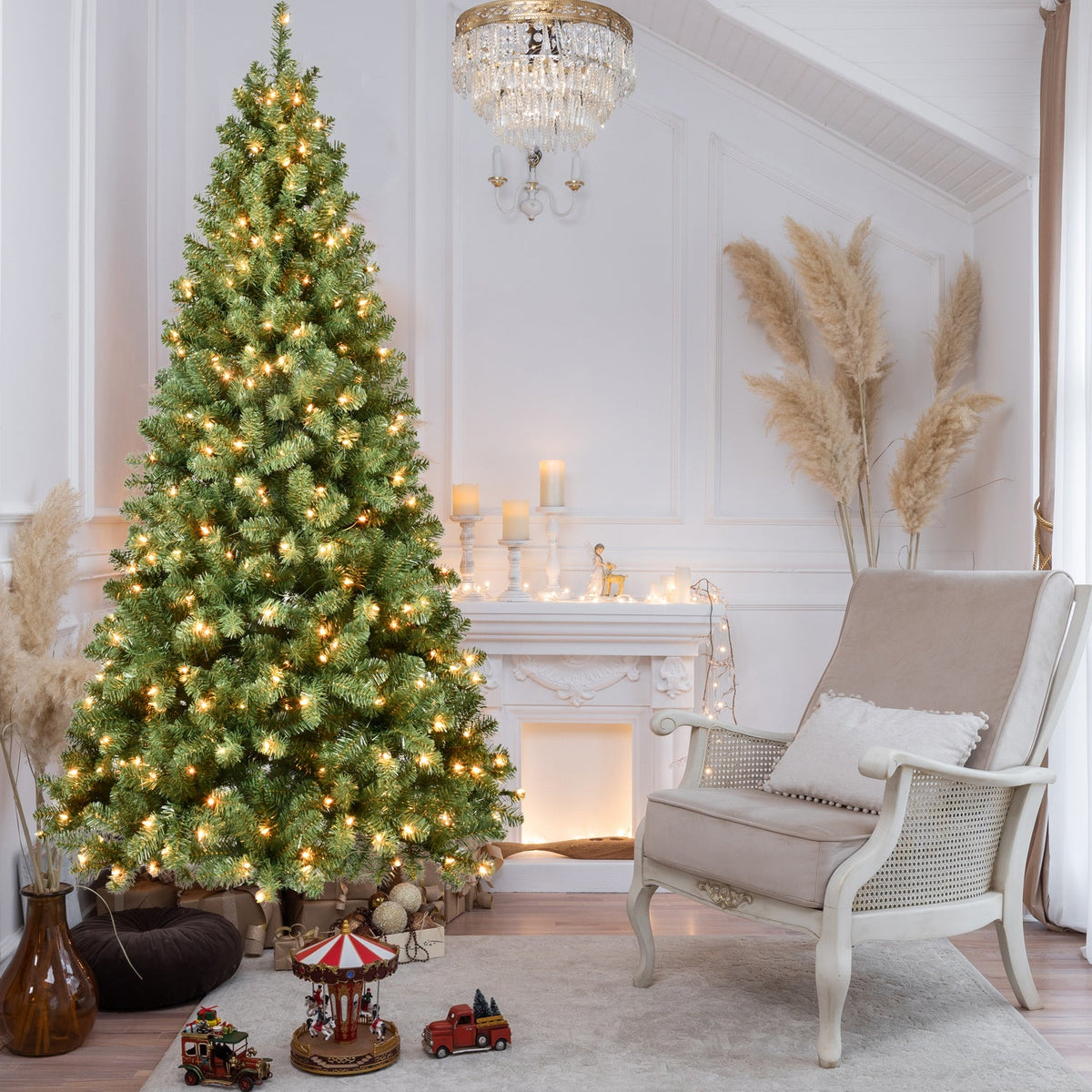 5ft Pre-Lit PVC Christmas Tree