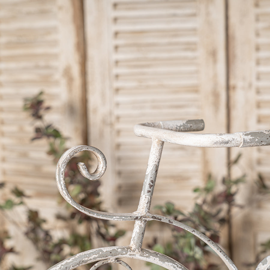 Rustic Bicycle Metal Wire Wall Planter Basket