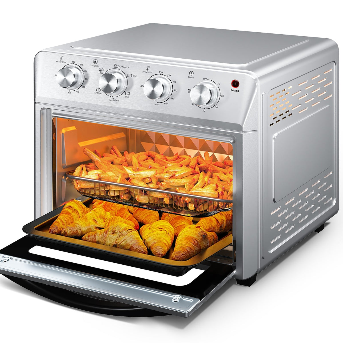 Plum Chef Air Fryer Oven 27.5QT, 6-in-1 Countertop Oven