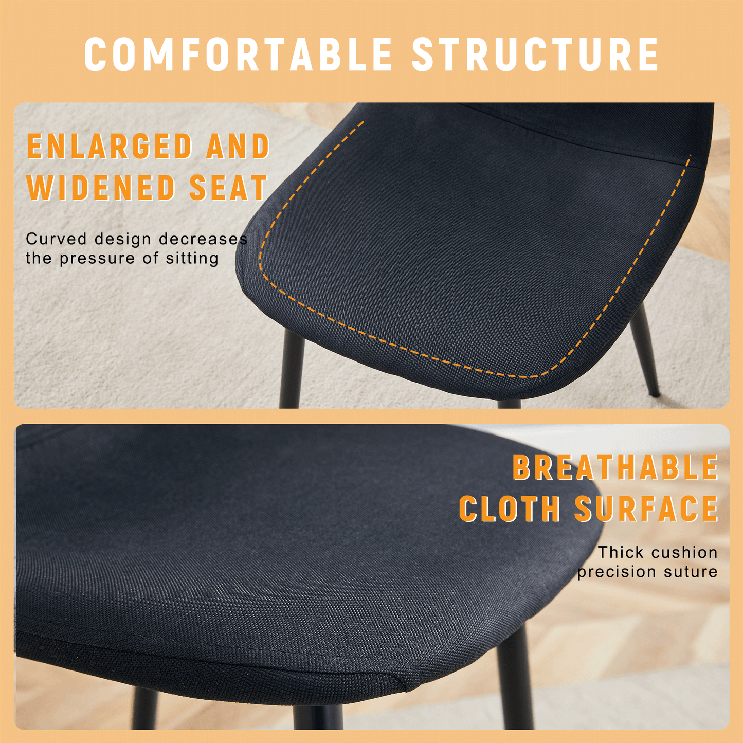 Luxury Simple Chair - Set of 4