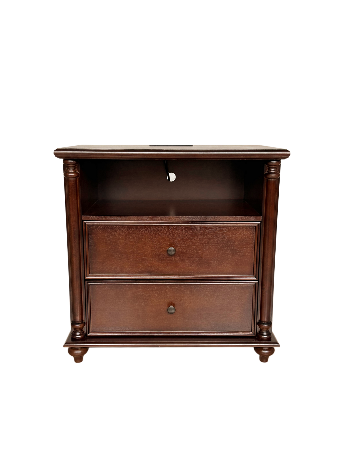 28" Nightstand with Charging Station