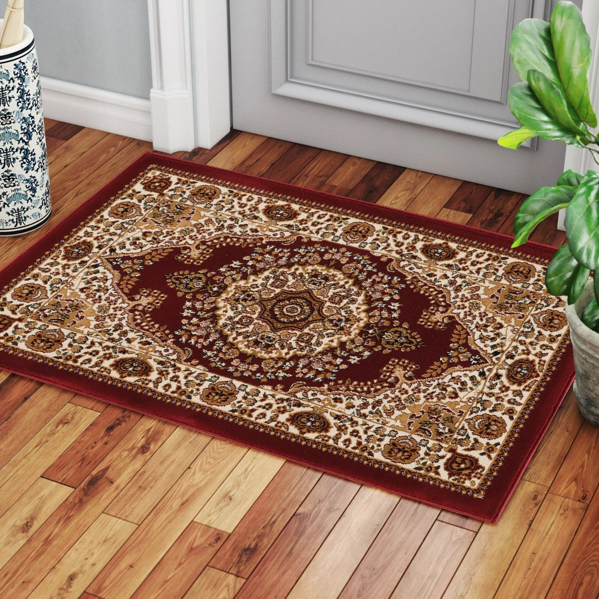 Manchester GC_HER5007 Traditional Medallion Rug