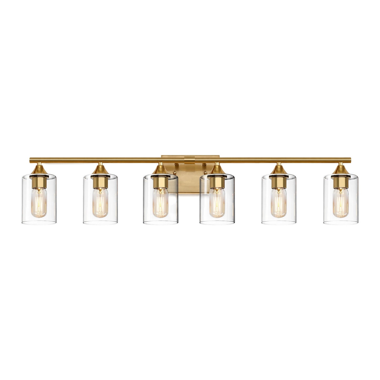 6-Light Brushed Bathroom Vanity Wall Light