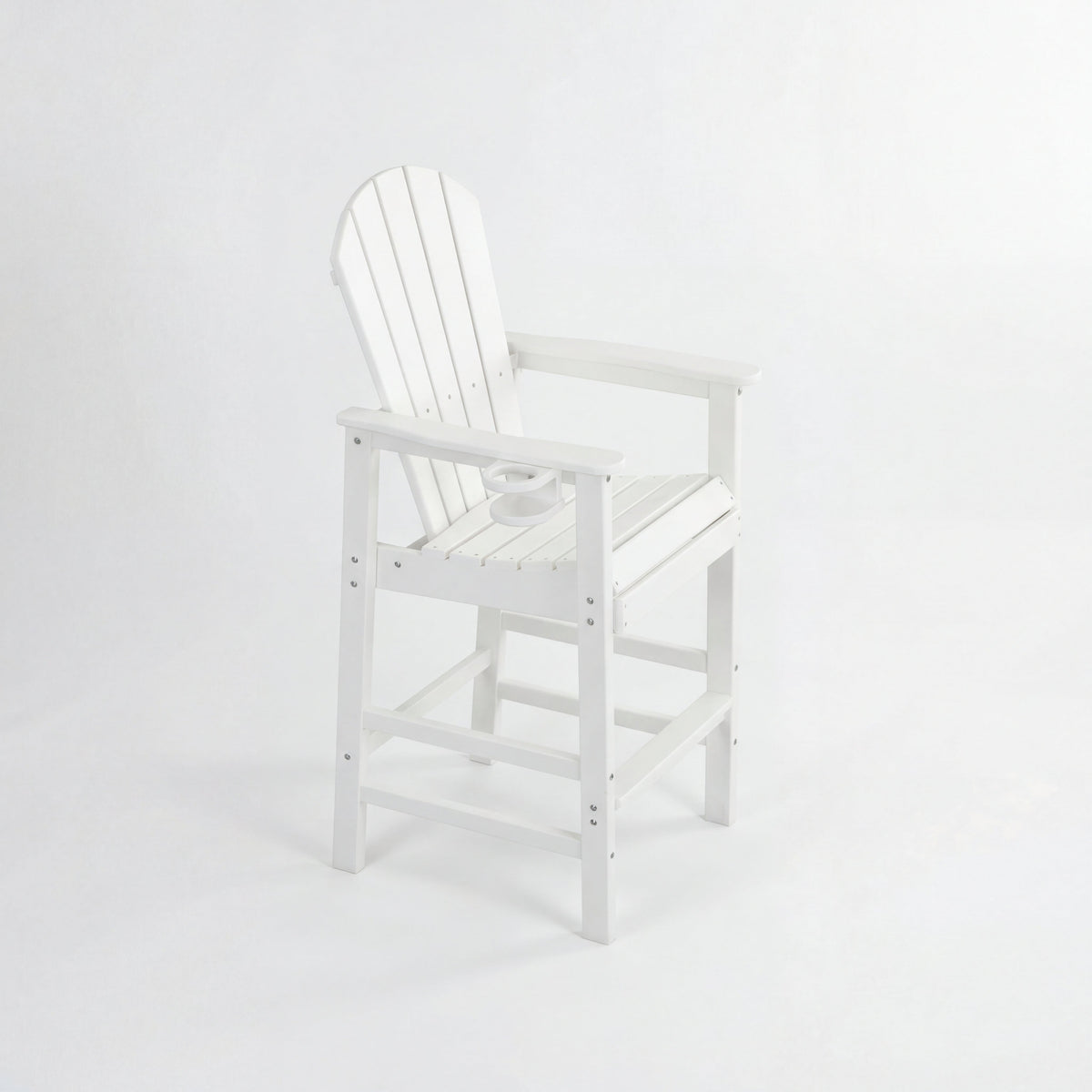 All-Weather HDPE Bar Height Adirondack Chair