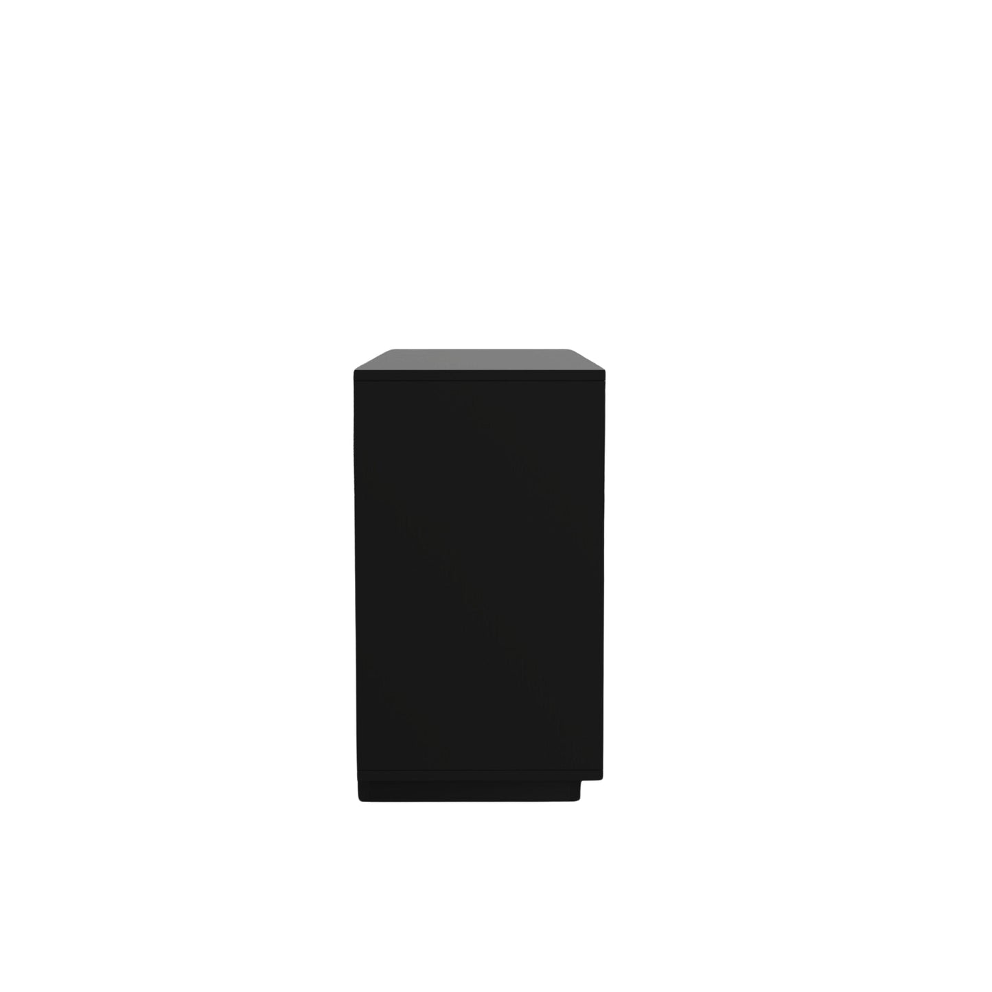 Blanca Dresser in black showcasing a sleek design and elegant finish suitable for any modern bedroom.