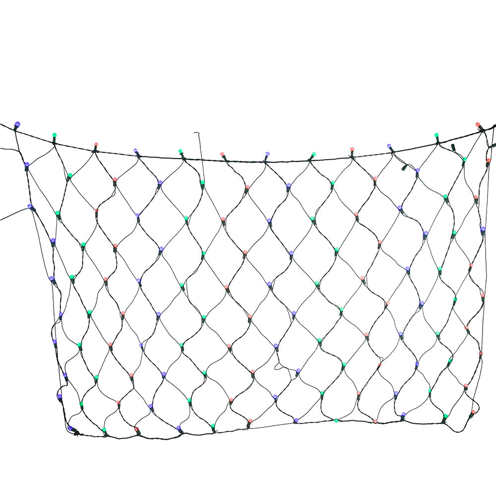 120-Light G15 Frosted Led Color Changing Net Lights