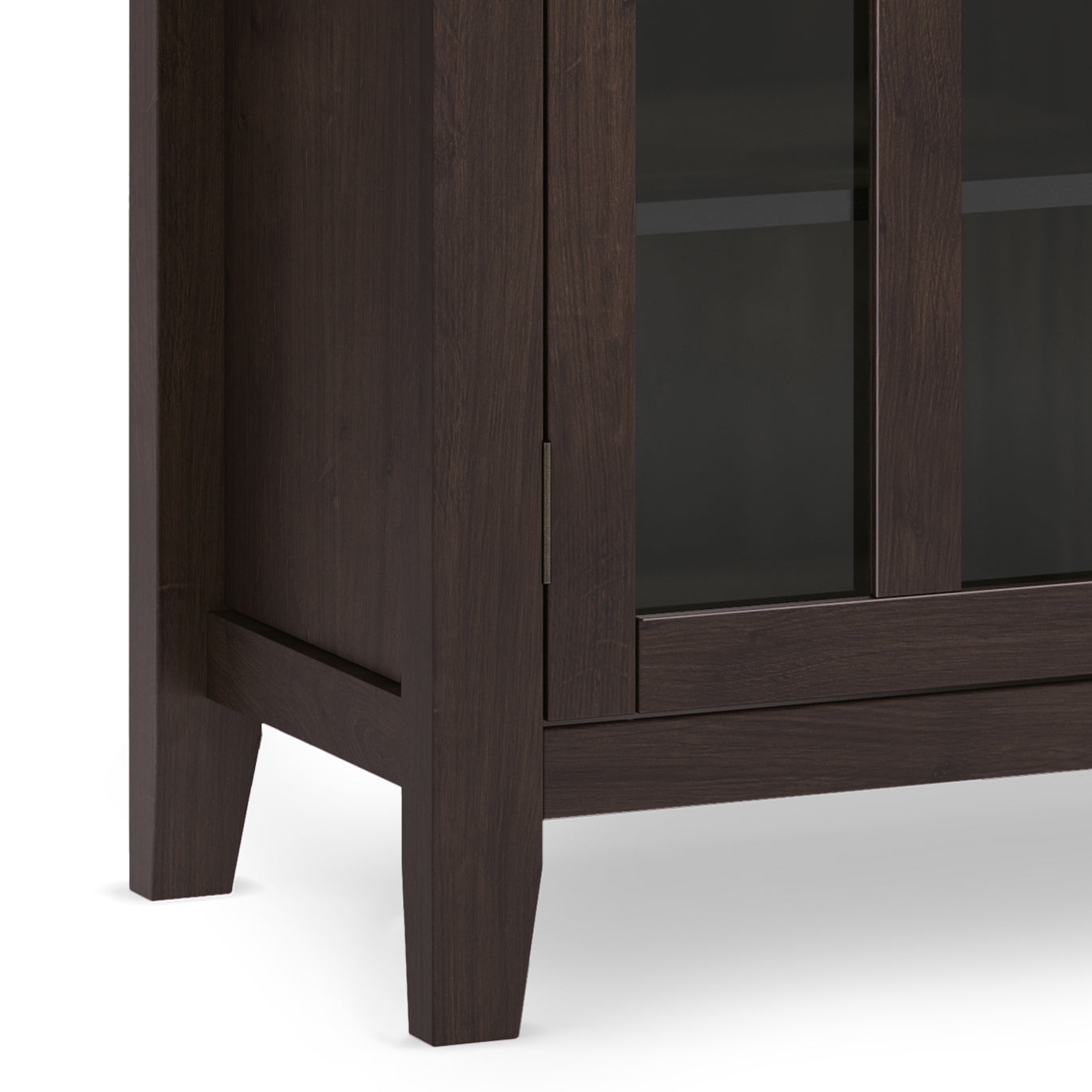 Artisan 53 Inch Wide Solid Wood Tall TV Stand