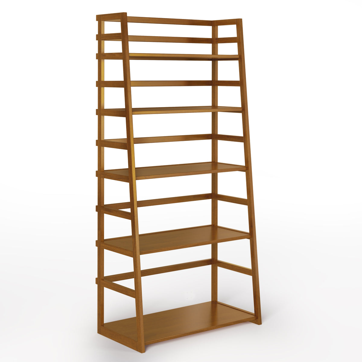 Acadian Ladder Shelf Bookcase - Light Golden