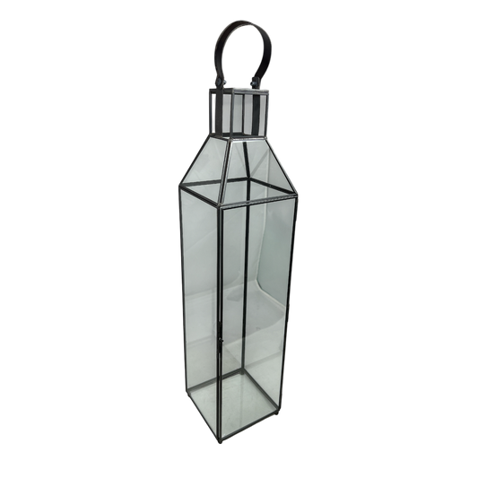 Elegant Metal & Glass Lantern