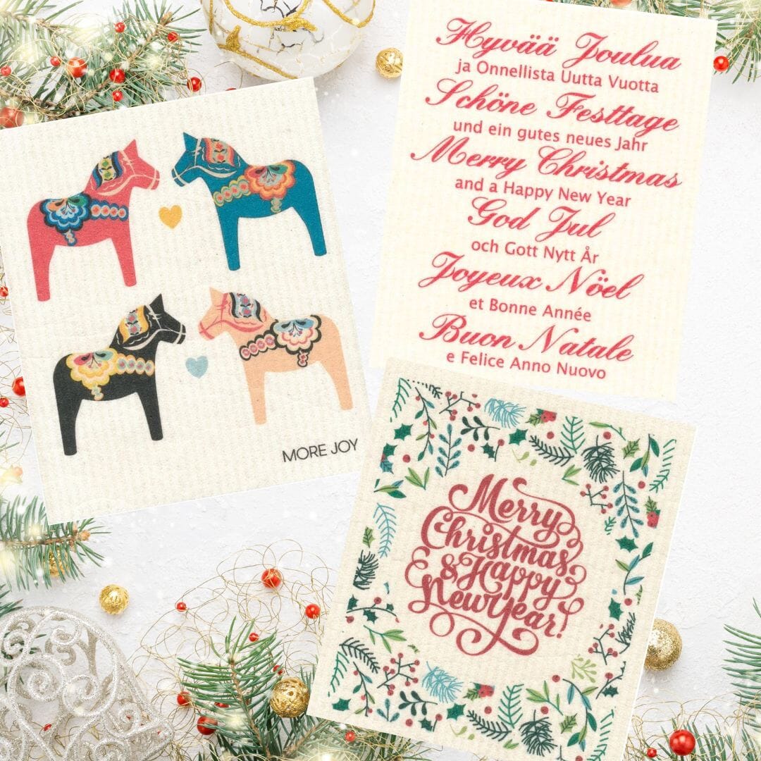 Bundle of 3 Swedish Dishcloths | Glad Tidings from Around the World