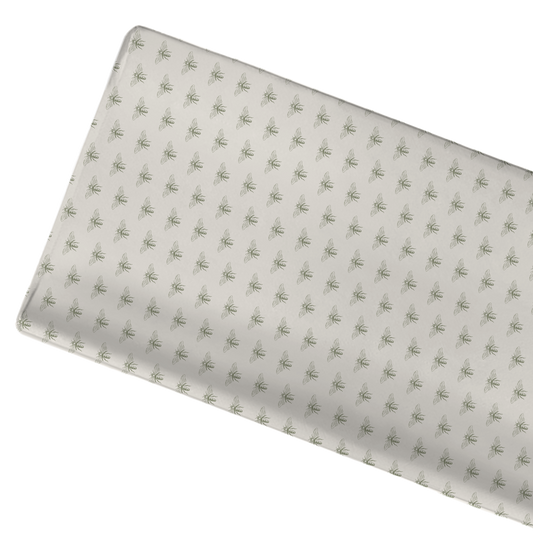 Jersey Knit Polyester Changing Pad Cover in Buzzy Bees