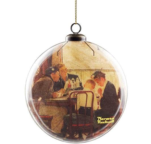 Norman Rockwell Saturday Evening Post Saying Grace - Ornament