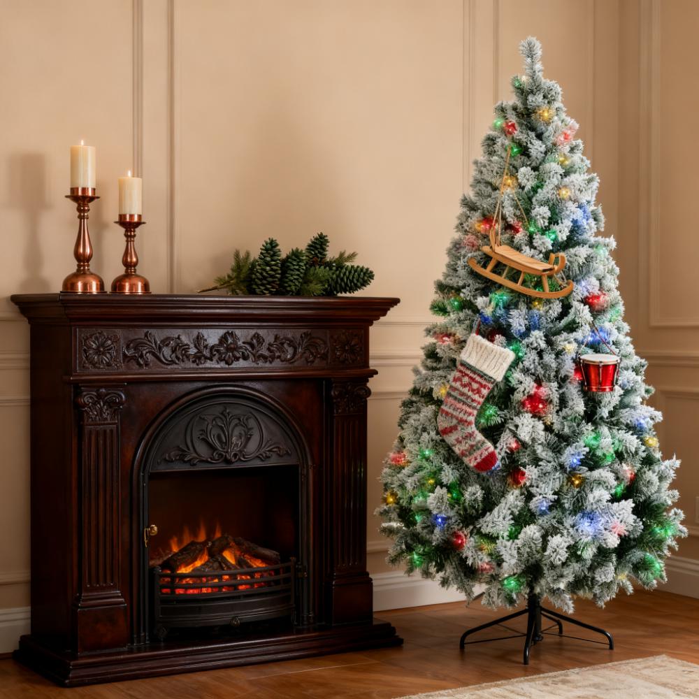 Artificial Snow Christmas Tree with Frosted Branches