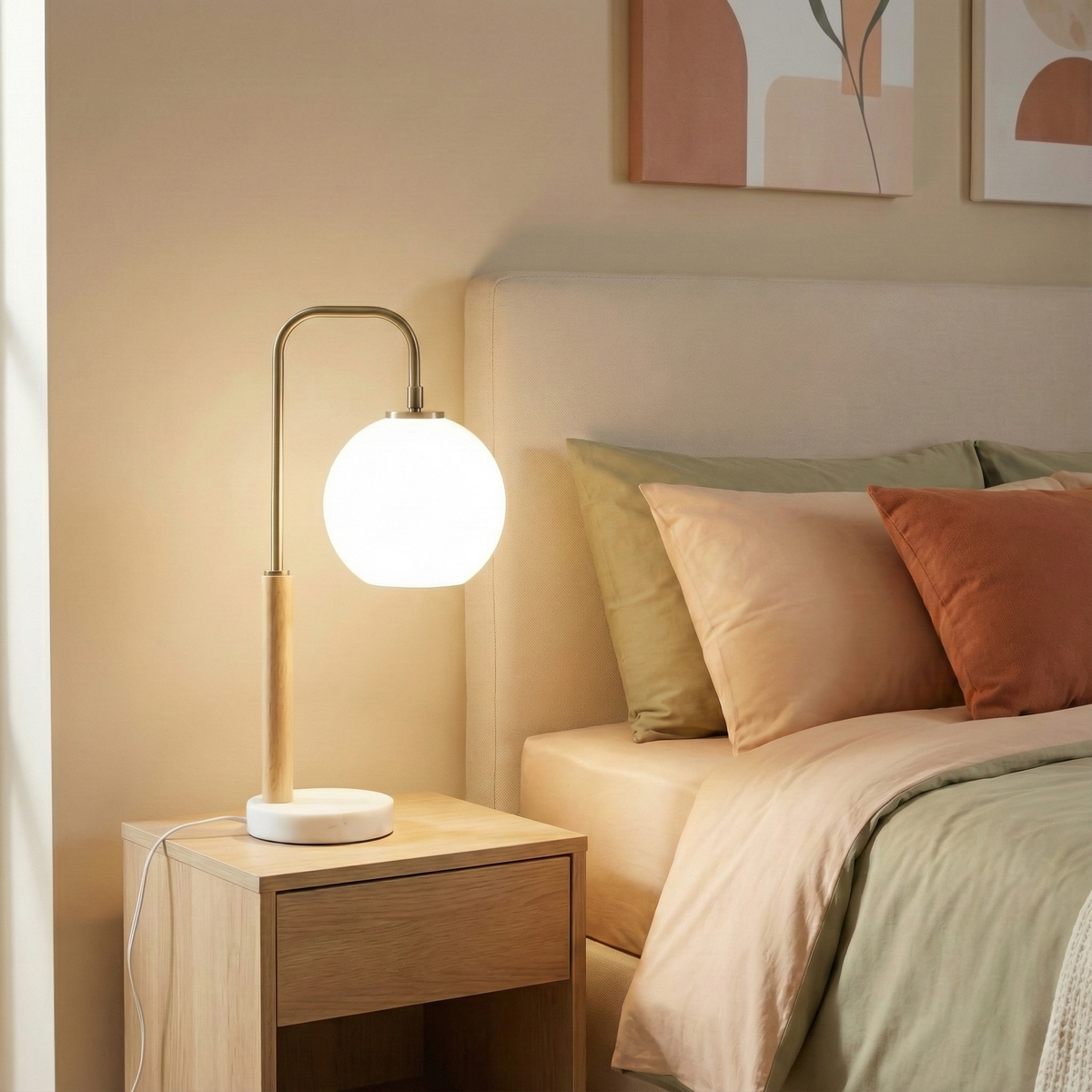 Auris Nordic Marble Table Lamp