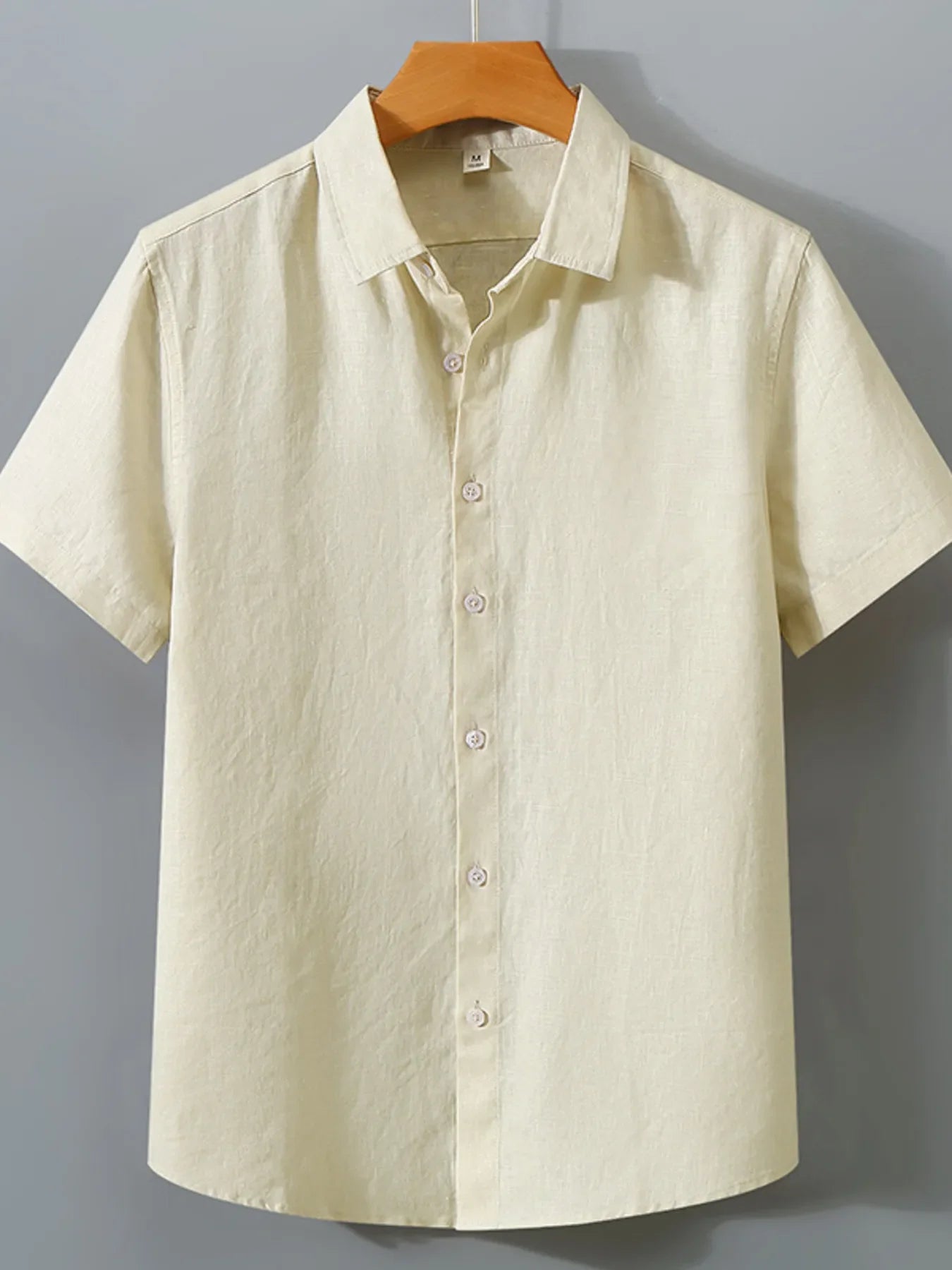 Short Sleeve Button-Up Shirt Plus Size