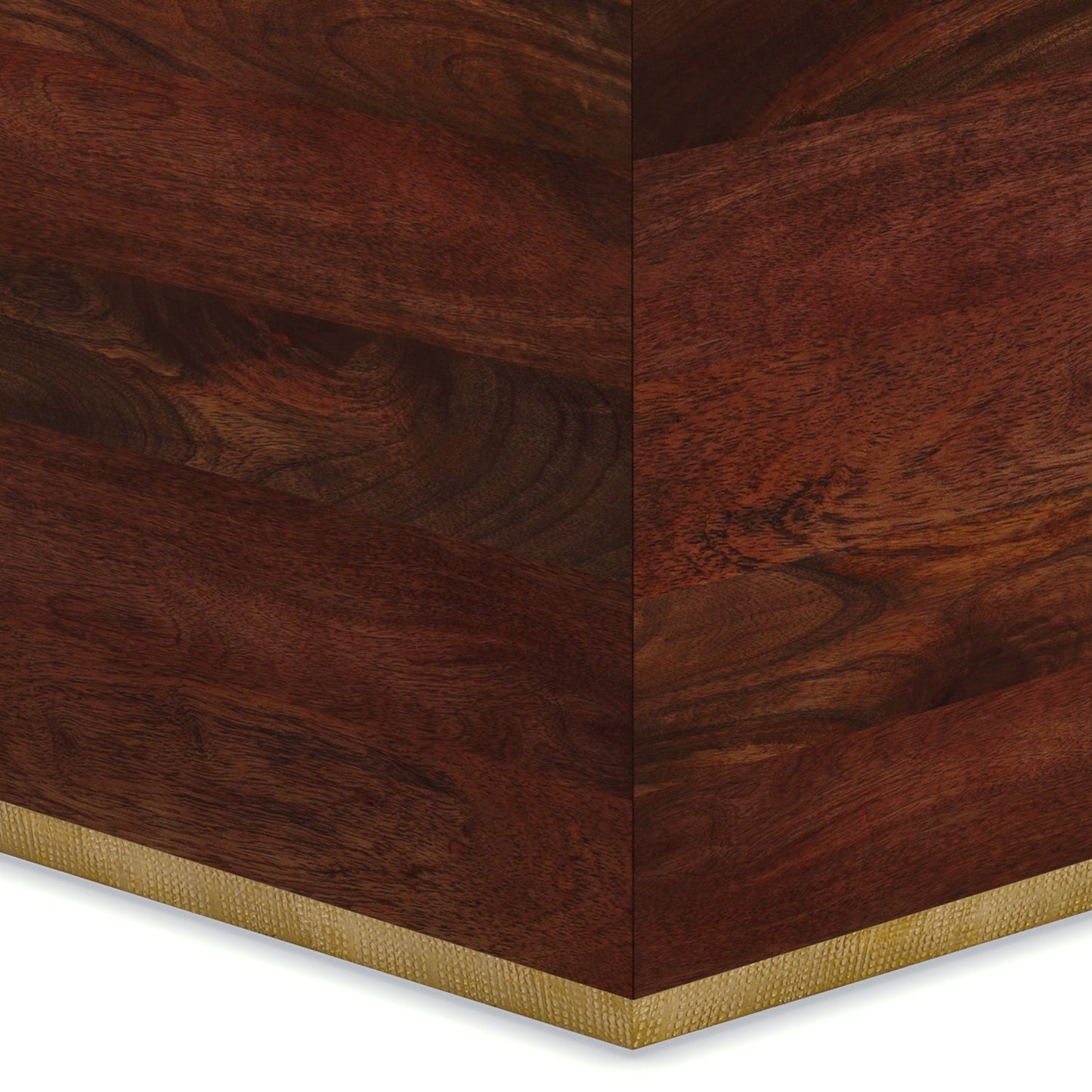 Abba - Square Coffee Table - Cognac Brown