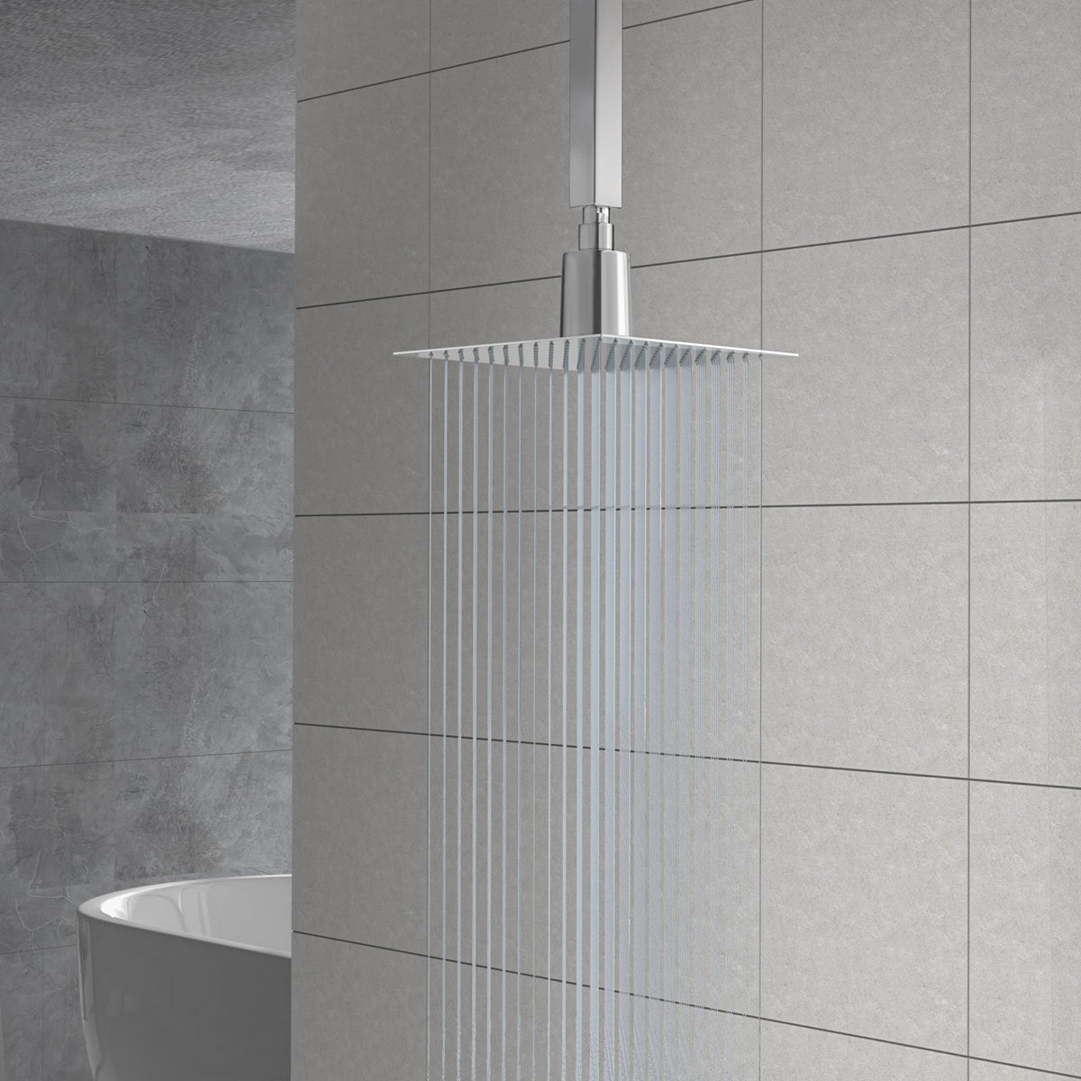 10" Square Rain Shower Head