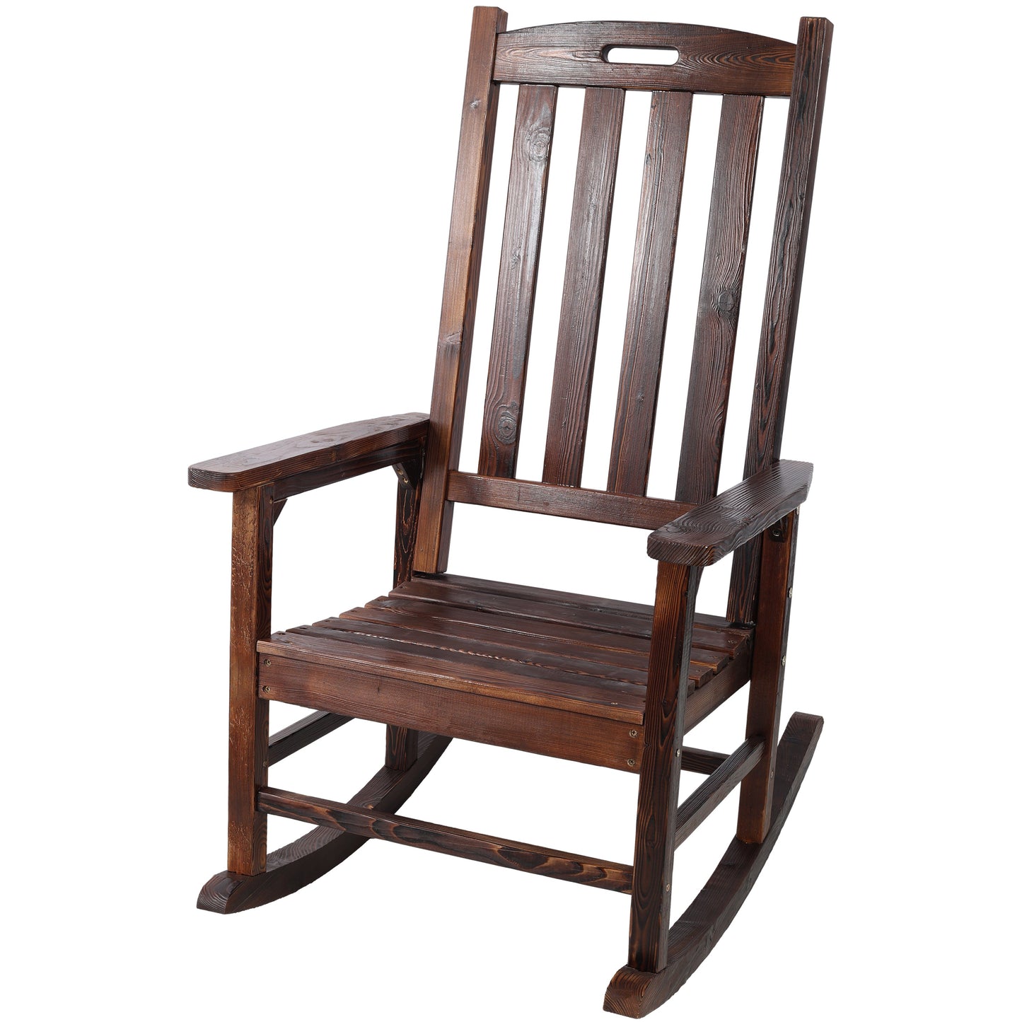 Wooden Oversized Porch Rocker Chair